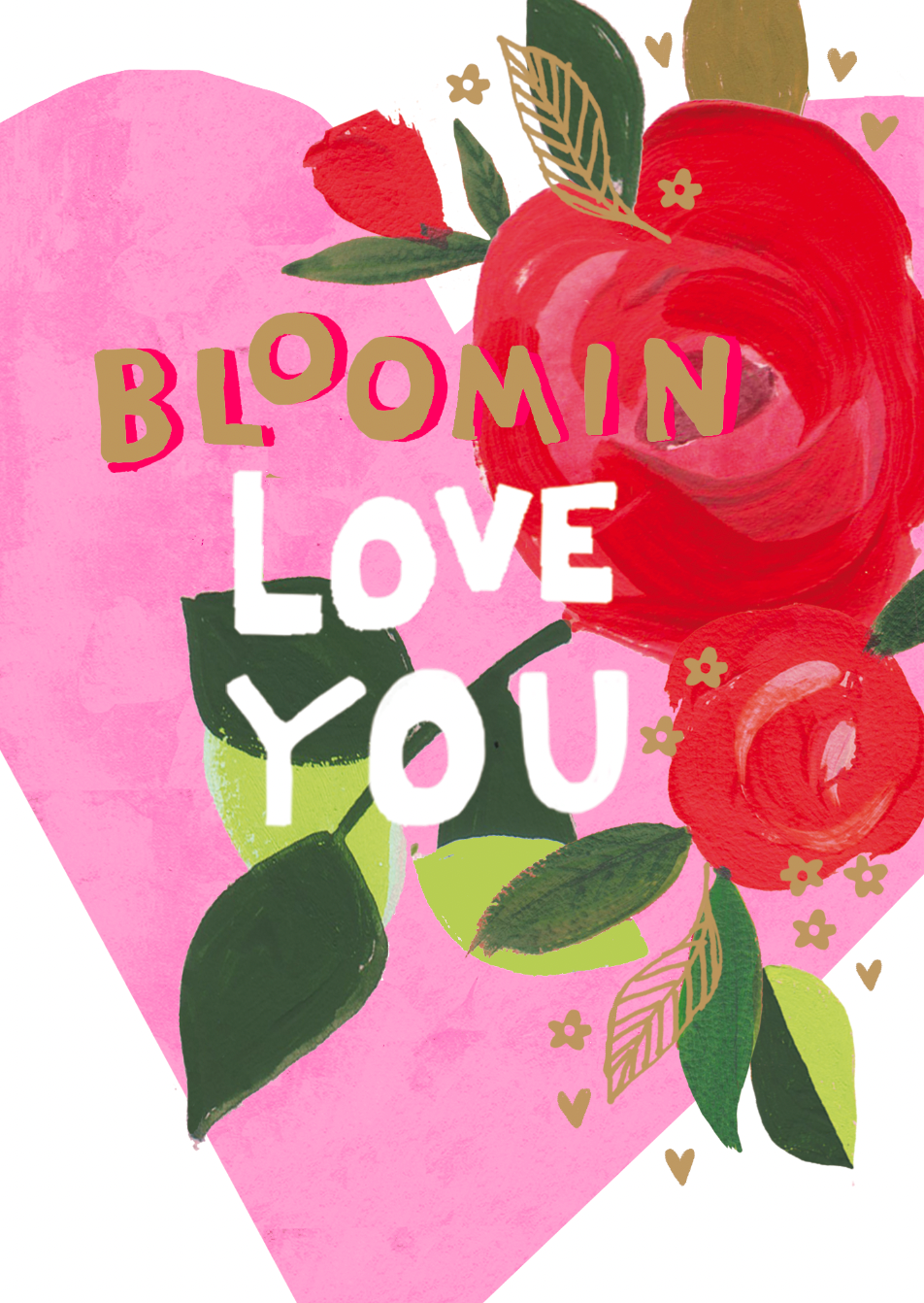 Bloomin' Love Valentine's Day Card