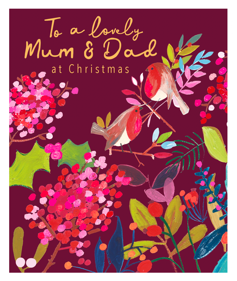 To A Lovely Mum & Dad At Christmas