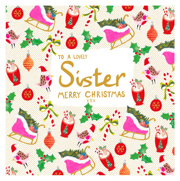 To A Lovely Sister Merry Christmas