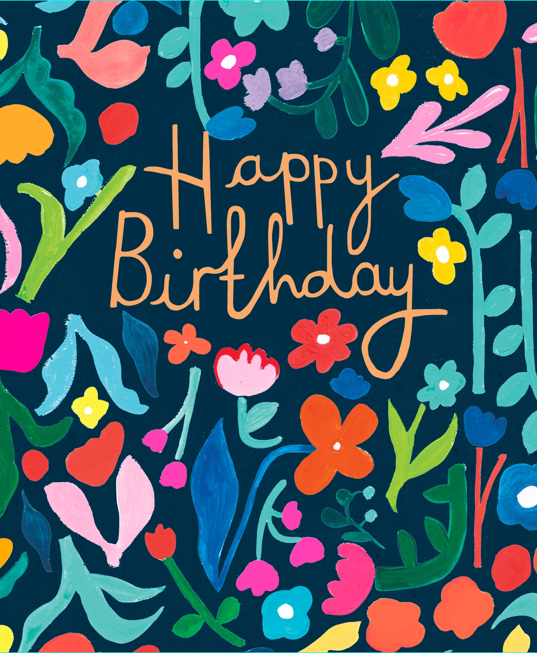 Happy Birthday Floral – Paper Salad