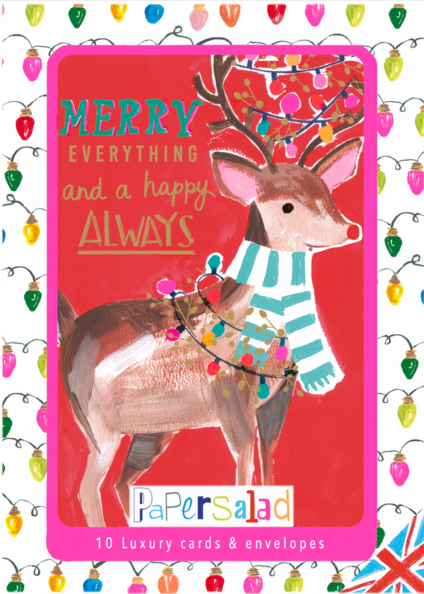 Merry Everything And A Happy Always (Pack Of 10 Cards)