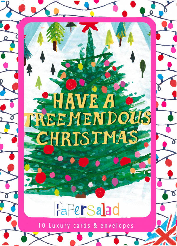 Have A Treemendous Christmas (Pack Of 10 Cards)